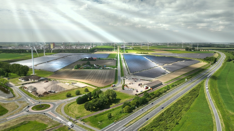 Grootste Shell-zonnepark Europa geopend in Terneuzen