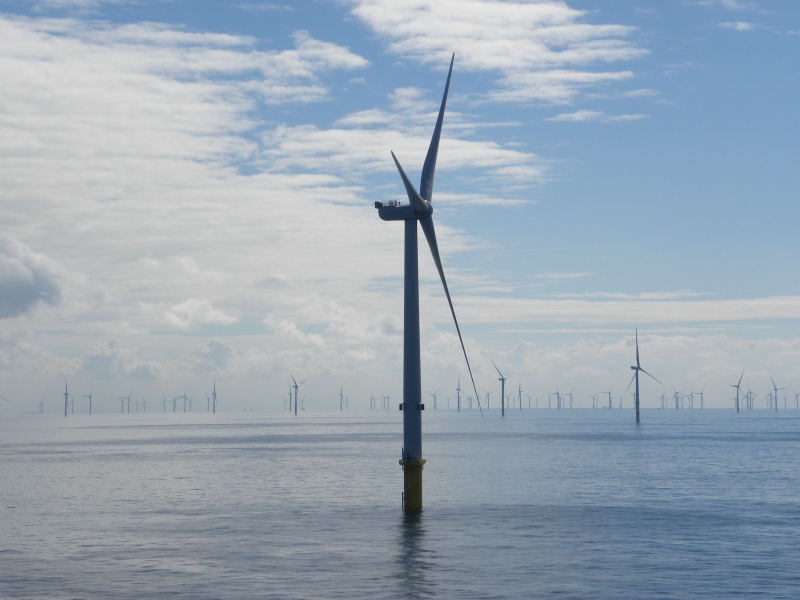 Inspectie bouw windpark Shell/Eneco