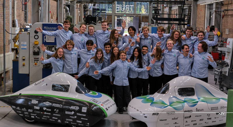 NVDO feliciteert Delftse studenten met eigen waterstofauto