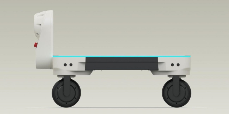 Robot met volgtechnologie