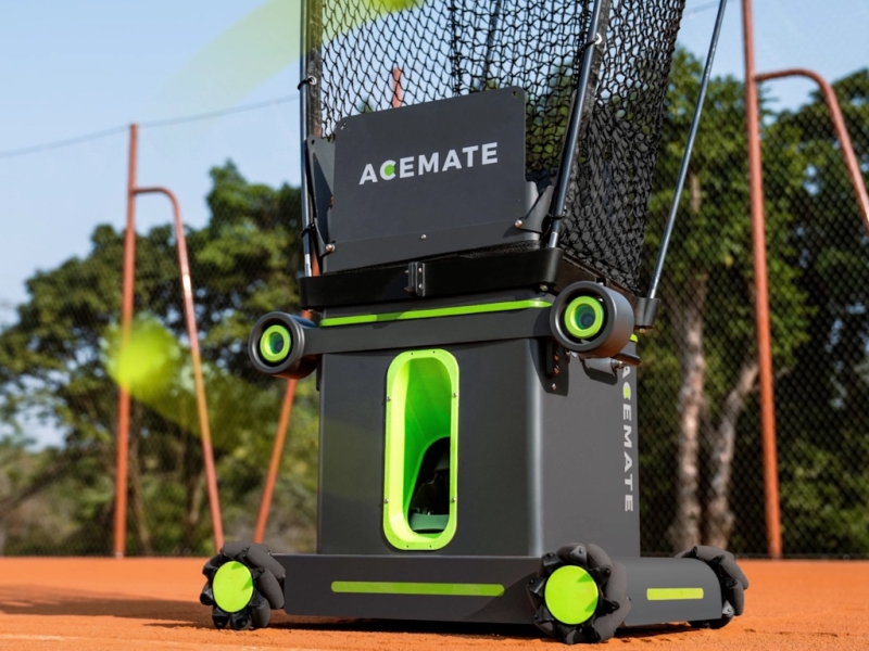 Slimme tennisrobot als tegenspeler